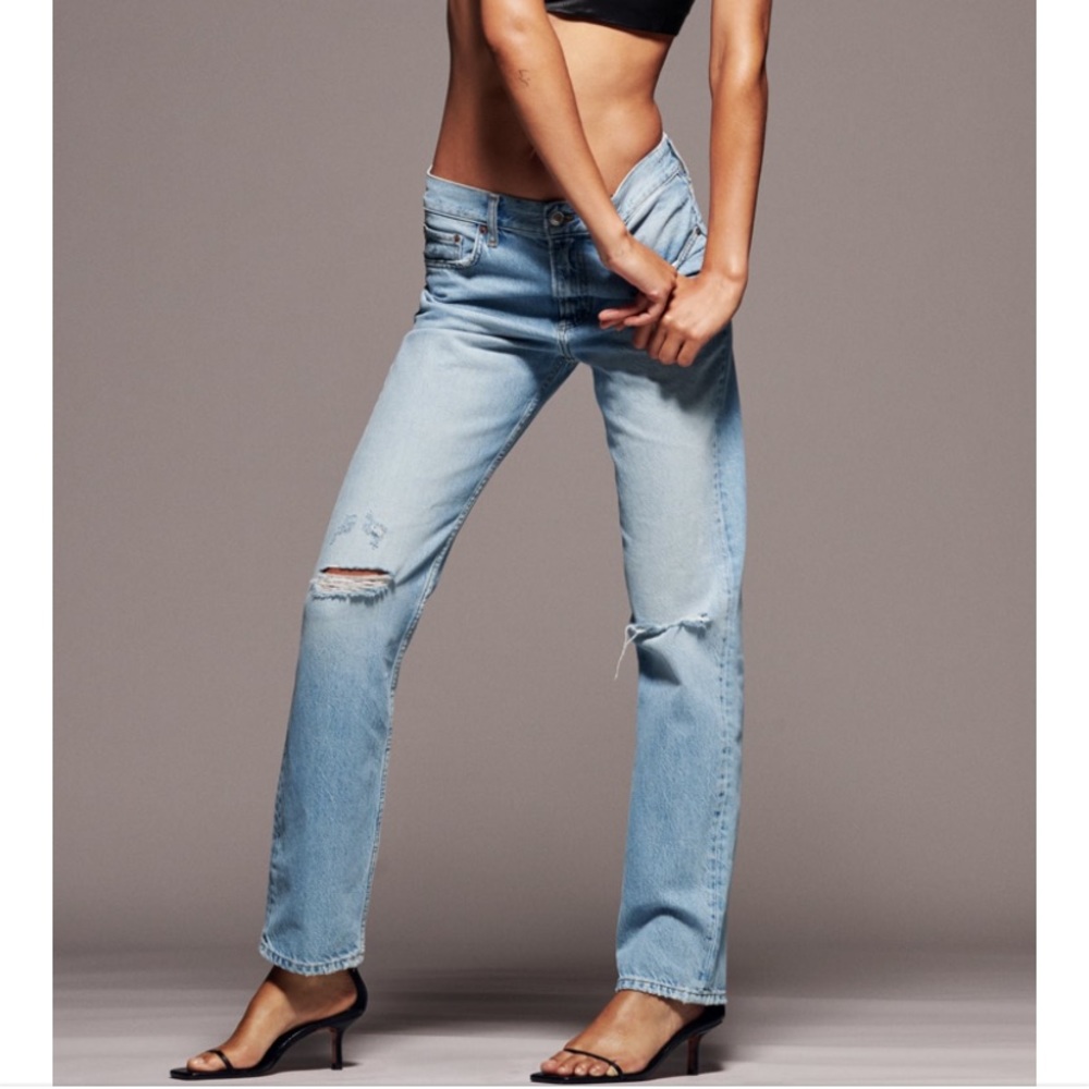 SOLD ZARA PREMIUM STRAIGHT FULL LENGTH JEANS